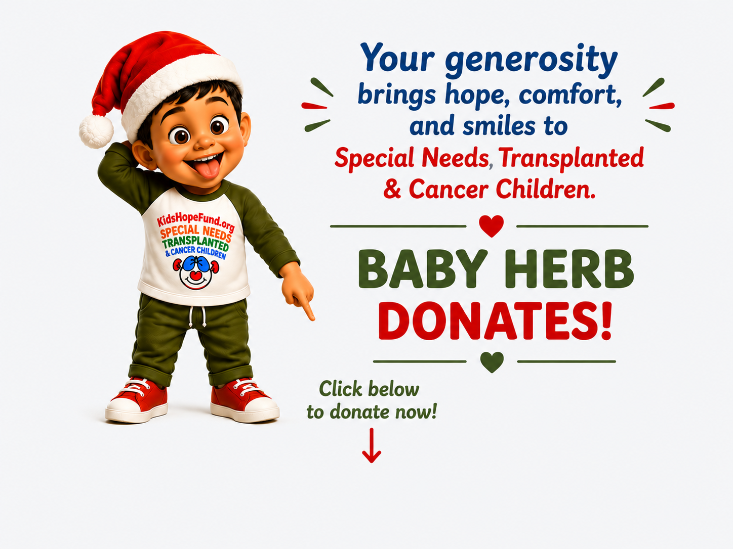 Baby Herb Donates
